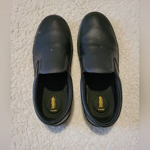 UNISEX TREDSAFE SLIP RESISTANT SHOES BLACK SIZE M6W7W